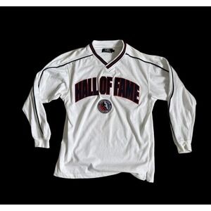 NHL Hockey Hall Of Fame Long Sleeve Shirt Large White Bulletin Brand Hockey